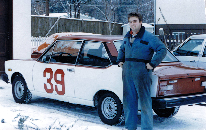 The Fiat ice racecar The Fiat ice racecar