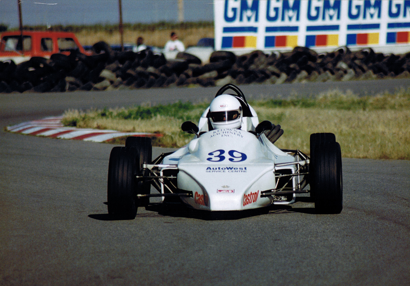 Darren Turner Formula Ford head on!